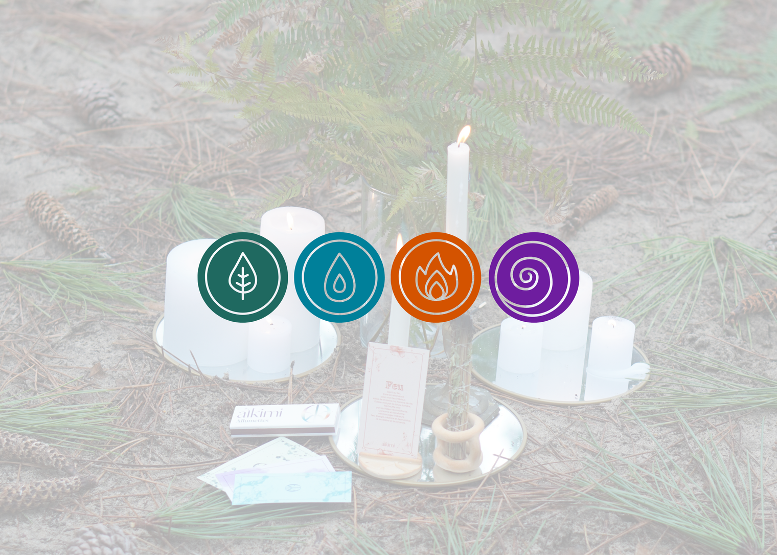Rituels par élément : terre, eau, feu, air (4 pratiques simples pour t’aligner)